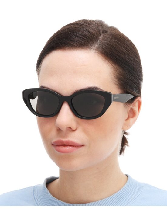 NEW GUCCI SUNGLASSES GG1638S 001 BLACK CAT EYE WOMEN GUCCI EYEWEAR main image 7